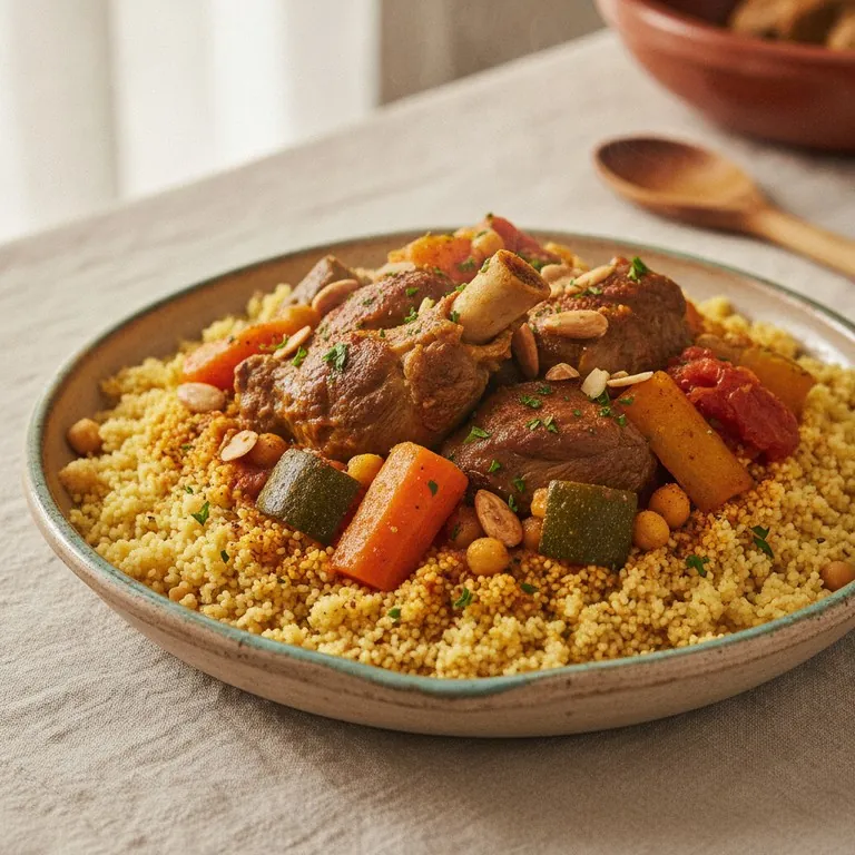 Couscous à l'agneau