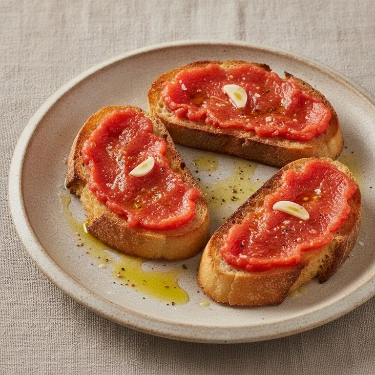 Pan con tomate