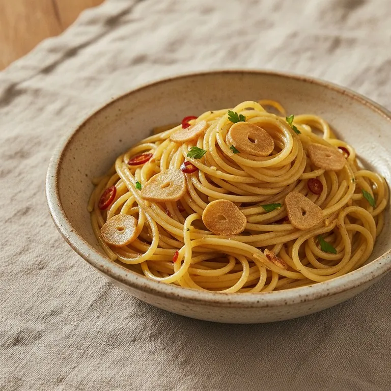 Spaghetti aglio e olio
