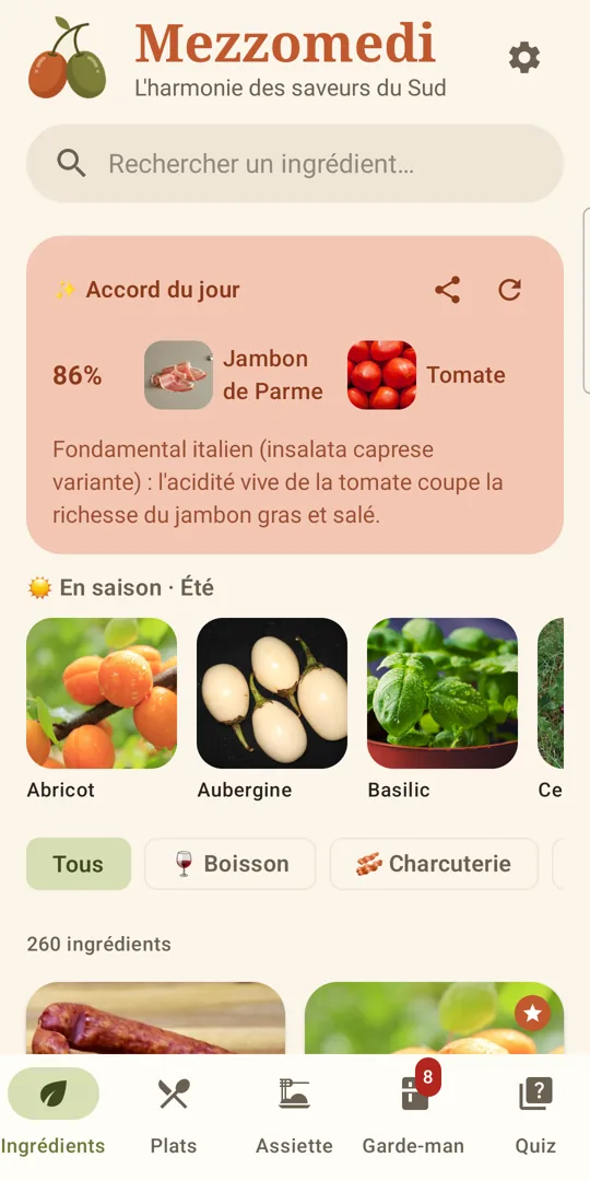 Écran de l’application MezzoMedi