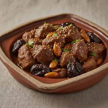 Tajine d'agneau aux pruneaux